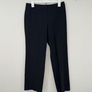 Halogen Black Straight-Leg Trousers